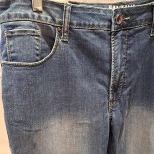 NWT Santana slim leg high rise blue jeans